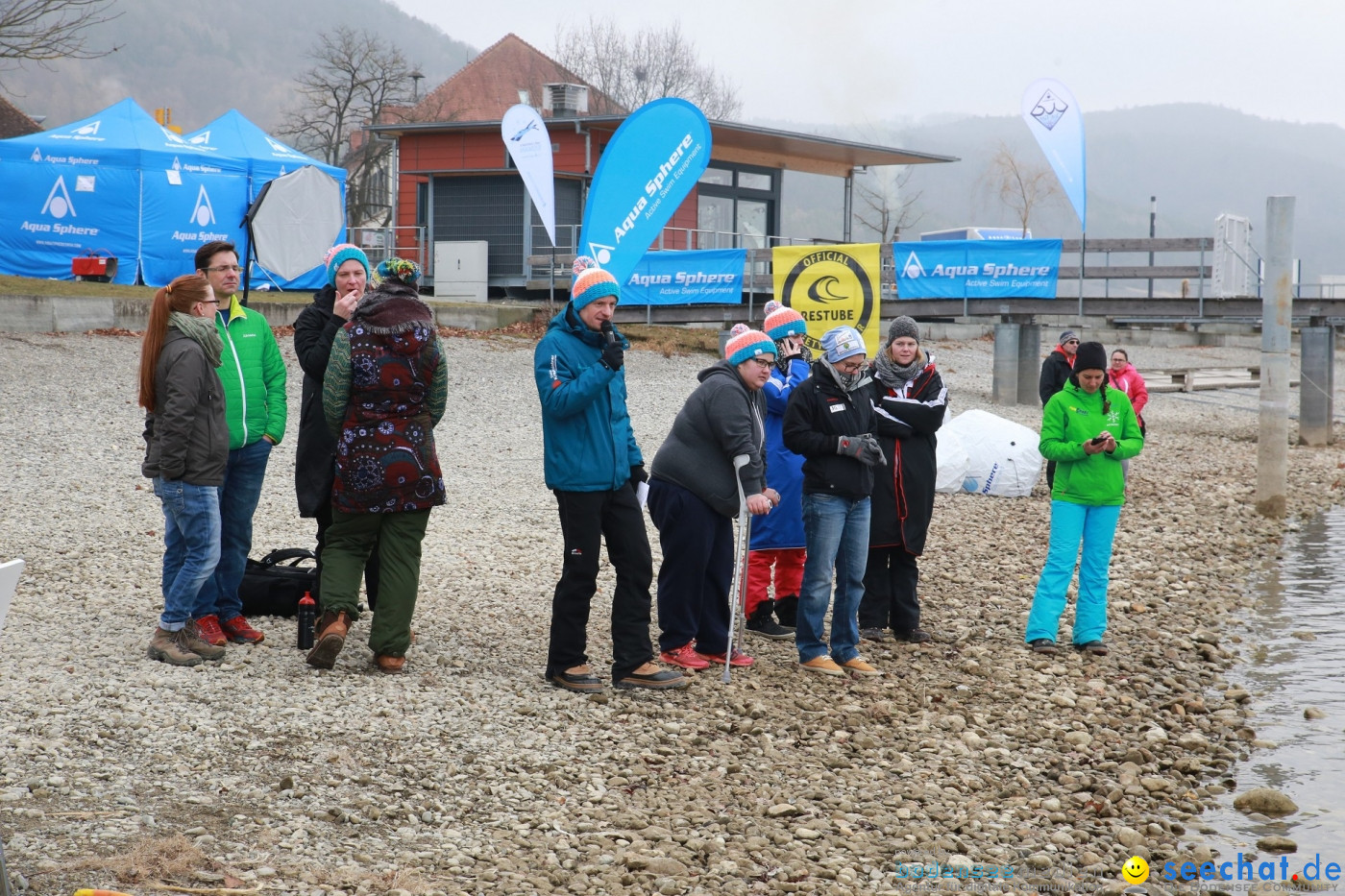 Lake Constance Eisman by Aqua Sphere: Ludwigshafen am Bodensee, 11.02.2017