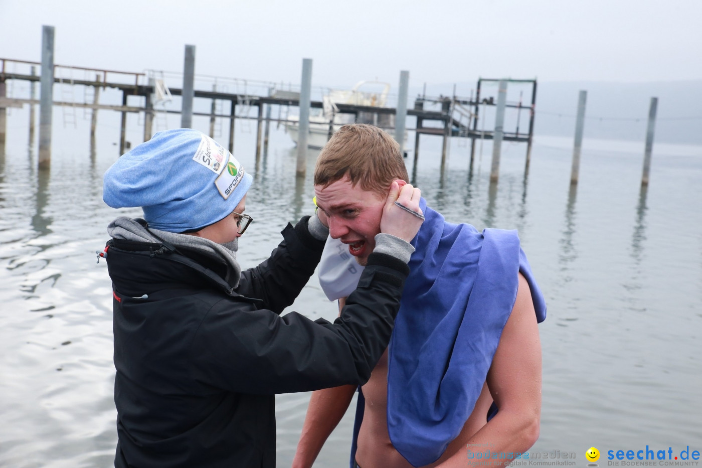 Lake Constance Eisman by Aqua Sphere: Ludwigshafen am Bodensee, 11.02.2017