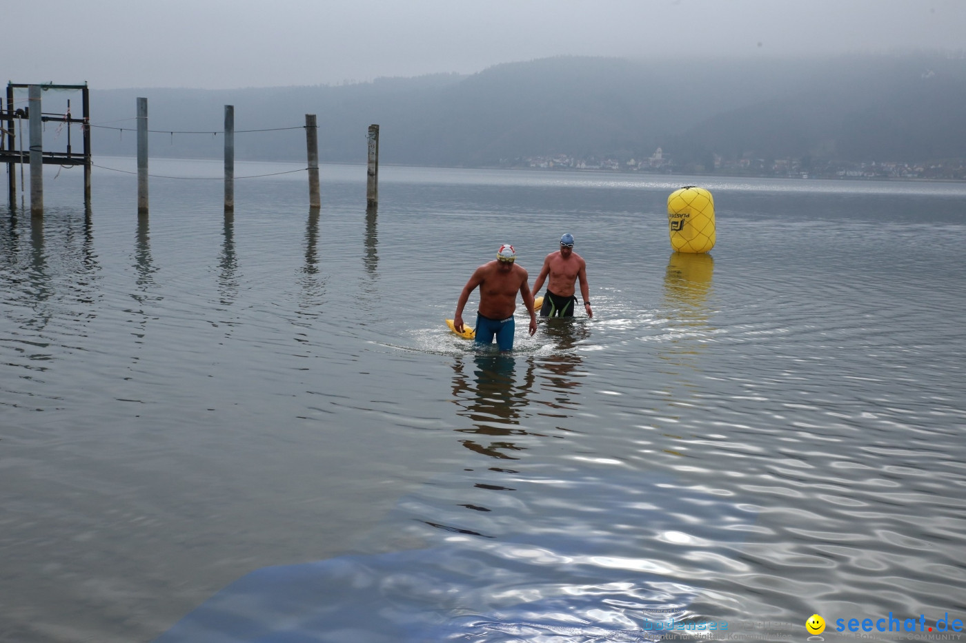 Lake Constance Eisman by Aqua Sphere: Ludwigshafen am Bodensee, 11.02.2017