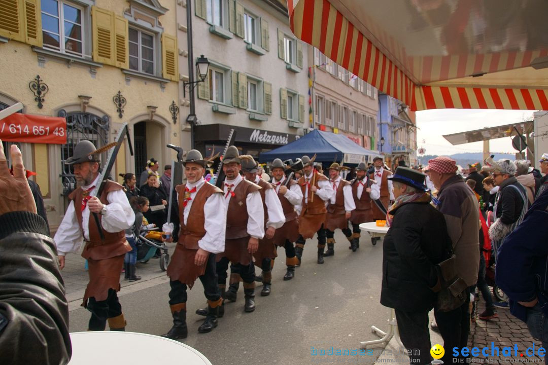 Narrenbaumstellen: Stockach am Bodensee, 23.02.2017