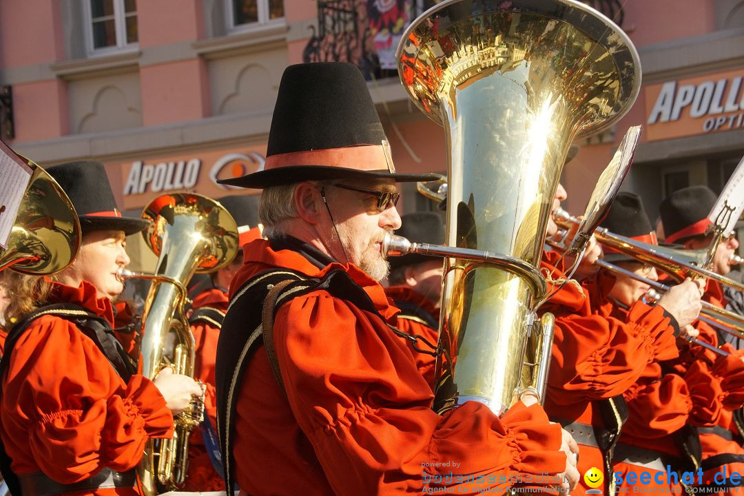 Narrenbaumstellen: Stockach am Bodensee, 23.02.2017