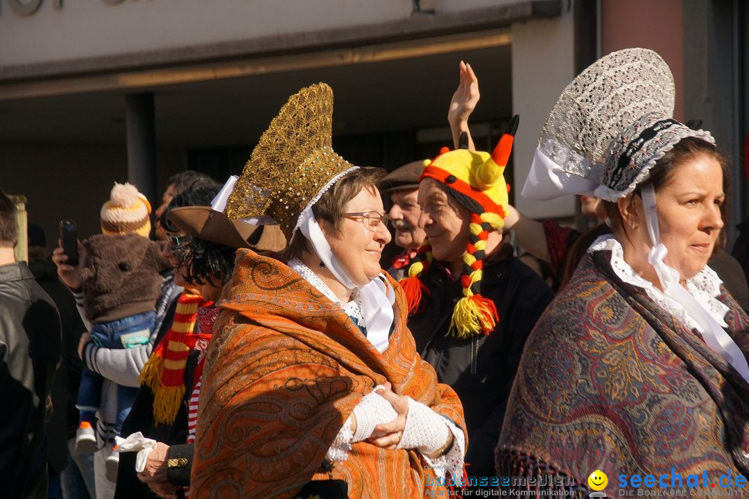 Narrenbaumstellen: Stockach am Bodensee, 23.02.2017