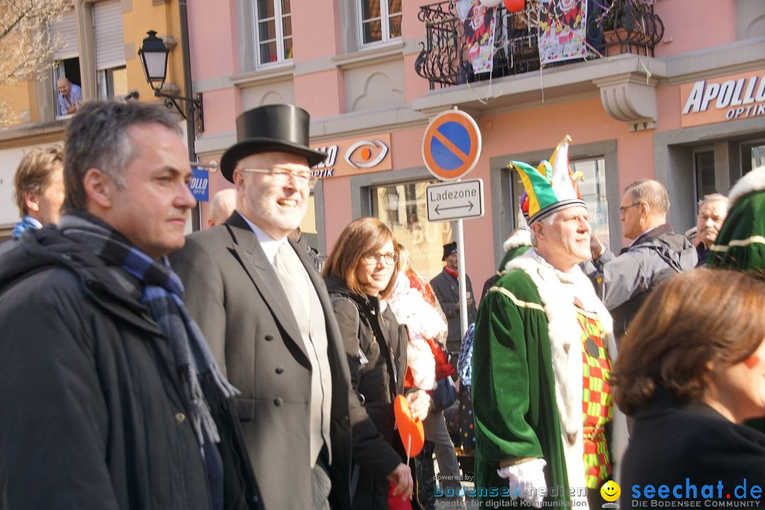 Narrenbaumstellen: Stockach am Bodensee, 23.02.2017