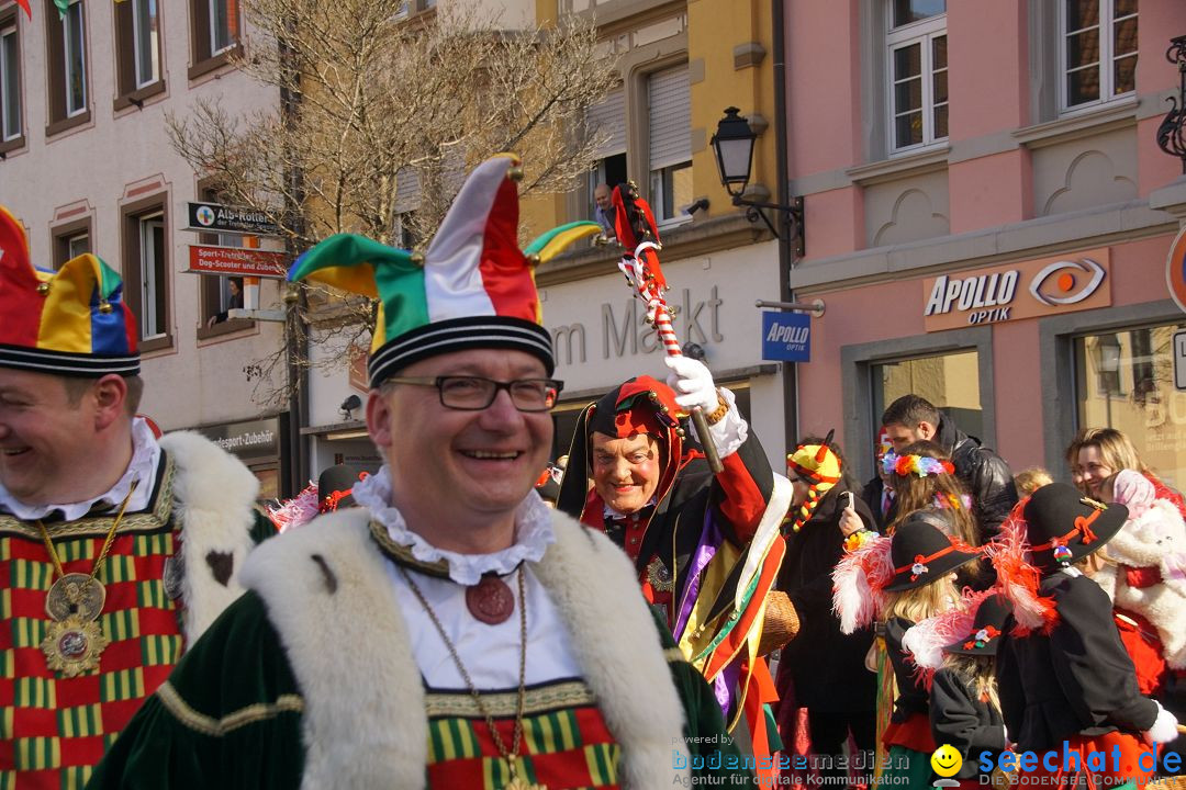 Narrenbaumstellen: Stockach am Bodensee, 23.02.2017