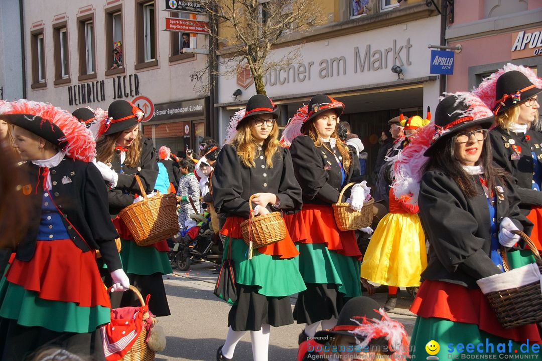 Narrenbaumstellen: Stockach am Bodensee, 23.02.2017