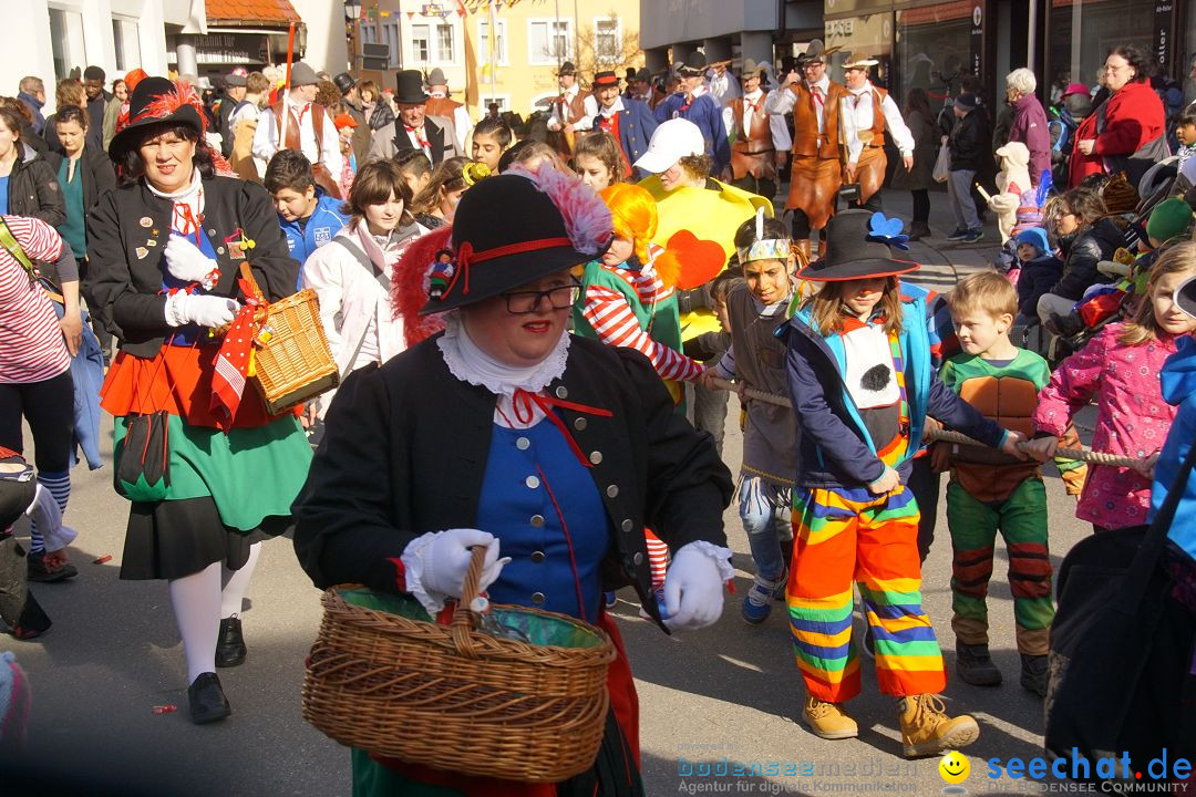 Narrenbaumstellen: Stockach am Bodensee, 23.02.2017