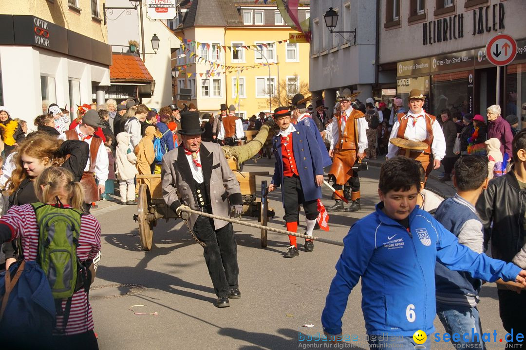 Narrenbaumstellen: Stockach am Bodensee, 23.02.2017