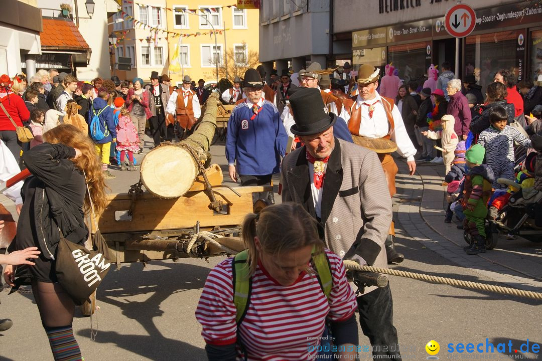 Narrenbaumstellen: Stockach am Bodensee, 23.02.2017