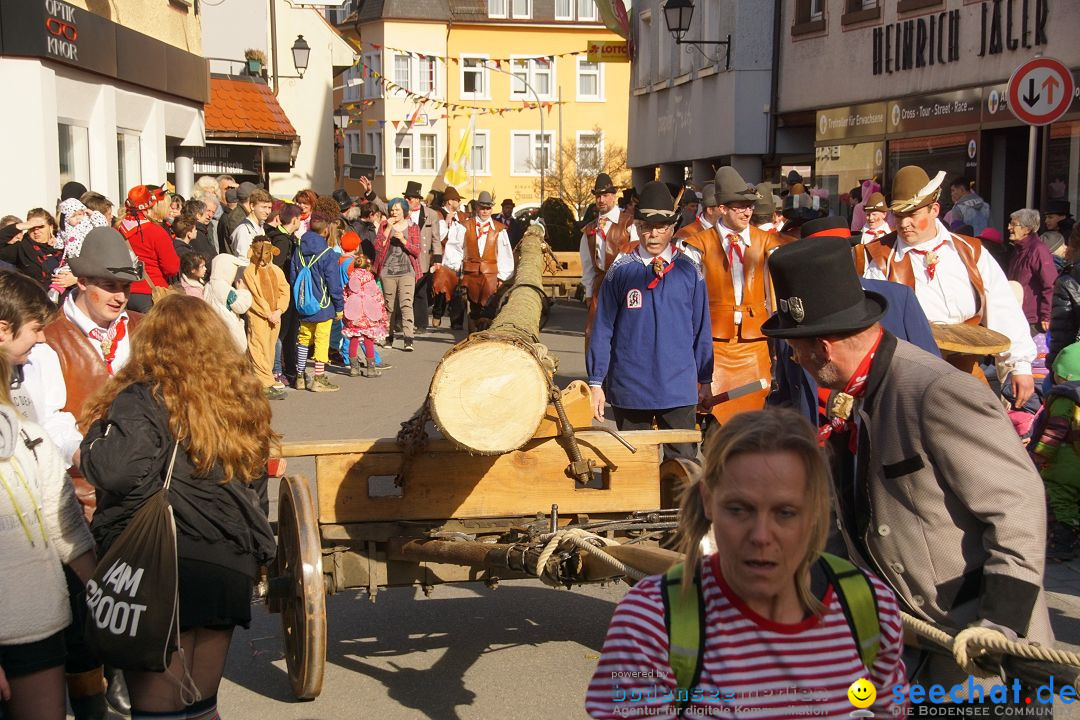 Narrenbaumstellen: Stockach am Bodensee, 23.02.2017