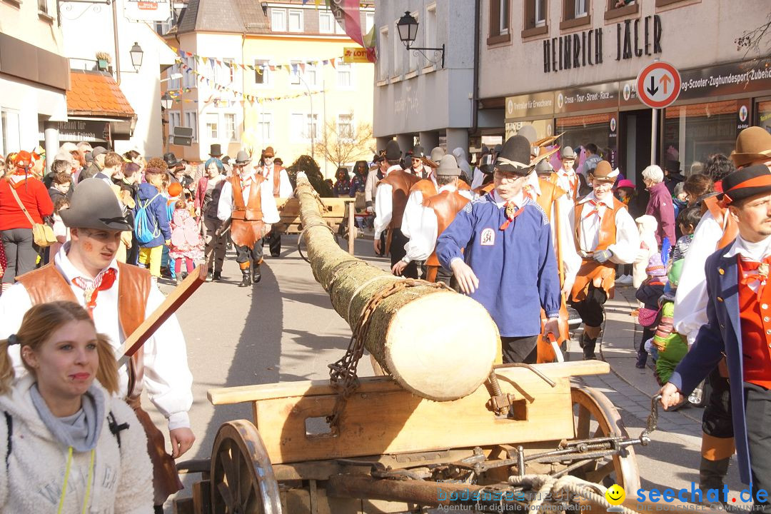 Narrenbaumstellen: Stockach am Bodensee, 23.02.2017