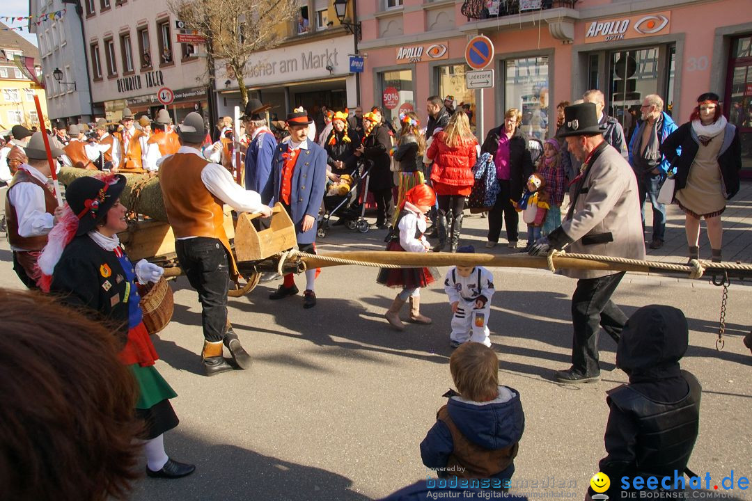 Narrenbaumstellen: Stockach am Bodensee, 23.02.2017