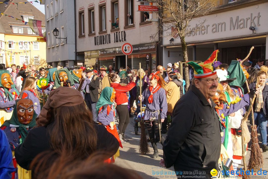 Narrenbaumstellen: Stockach am Bodensee, 23.02.2017