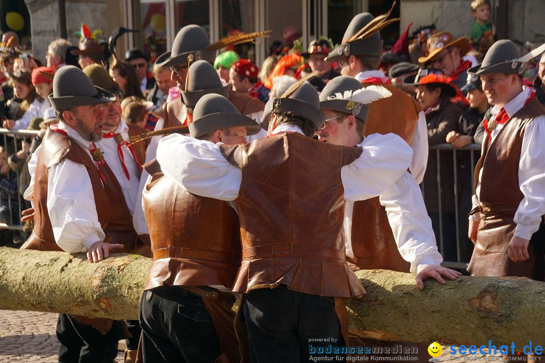 Narrenbaumstellen: Stockach am Bodensee, 23.02.2017