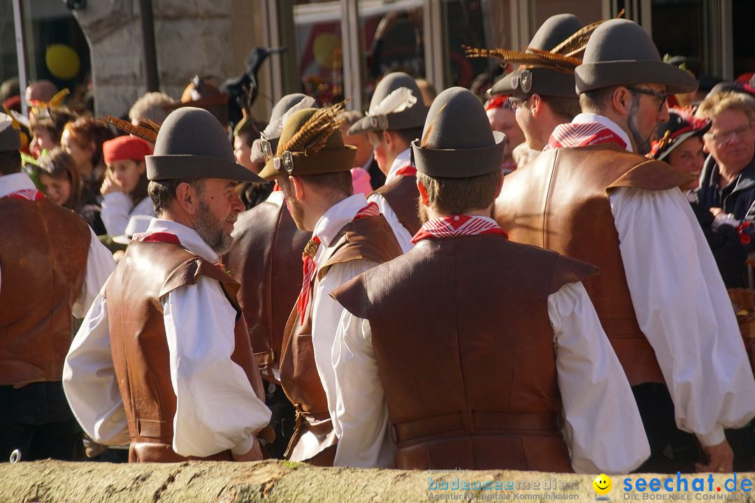 Narrenbaumstellen: Stockach am Bodensee, 23.02.2017