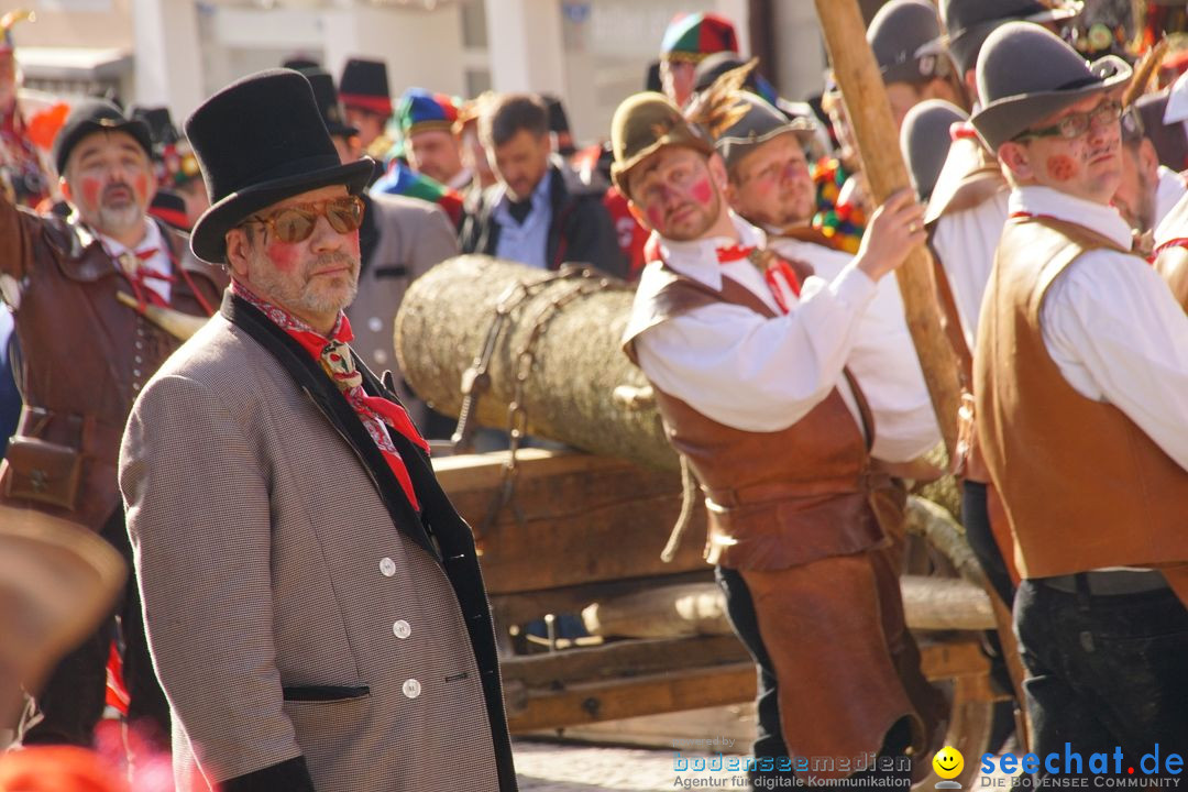 Narrenbaumstellen: Stockach am Bodensee, 23.02.2017