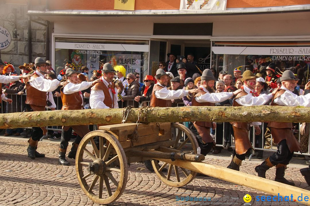 Narrenbaumstellen: Stockach am Bodensee, 23.02.2017