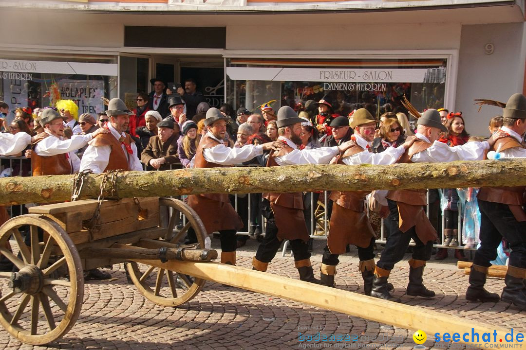 Narrenbaumstellen: Stockach am Bodensee, 23.02.2017