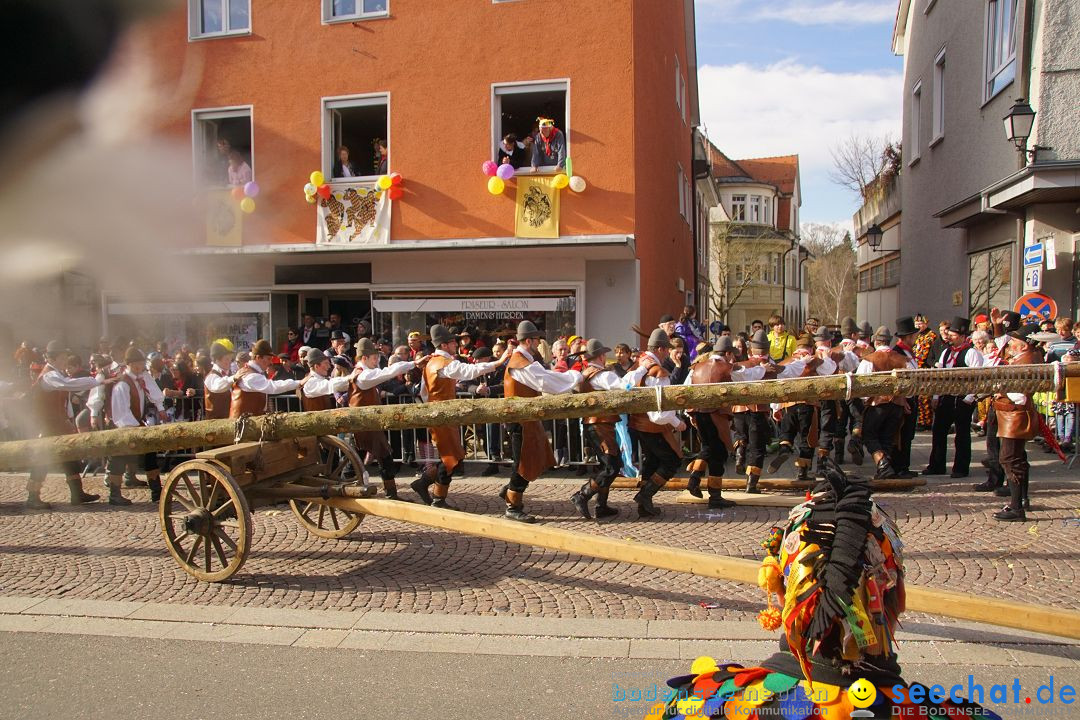 Narrenbaumstellen: Stockach am Bodensee, 23.02.2017