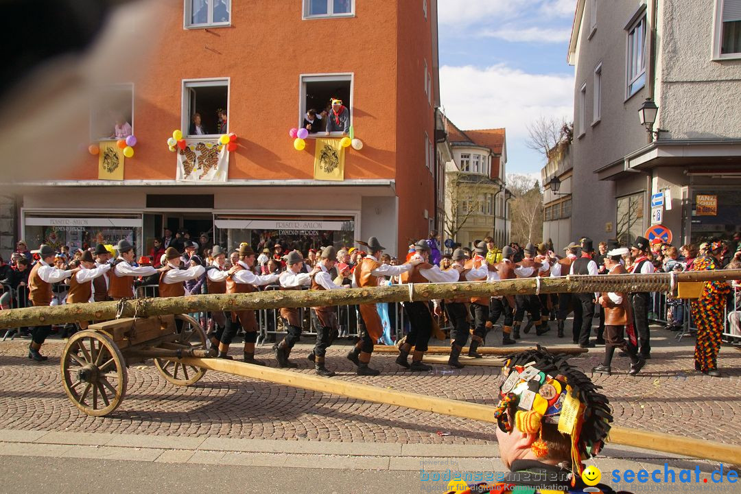 Narrenbaumstellen: Stockach am Bodensee, 23.02.2017