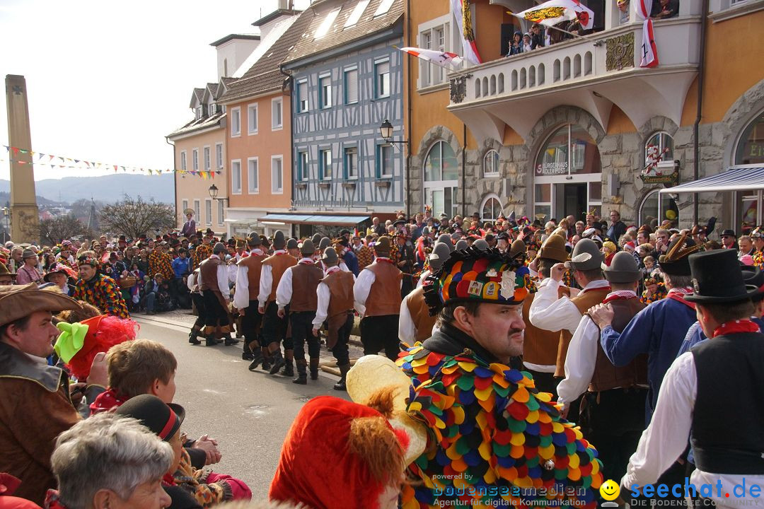 Narrenbaumstellen: Stockach am Bodensee, 23.02.2017