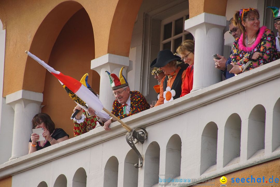 Narrenbaumstellen: Stockach am Bodensee, 23.02.2017