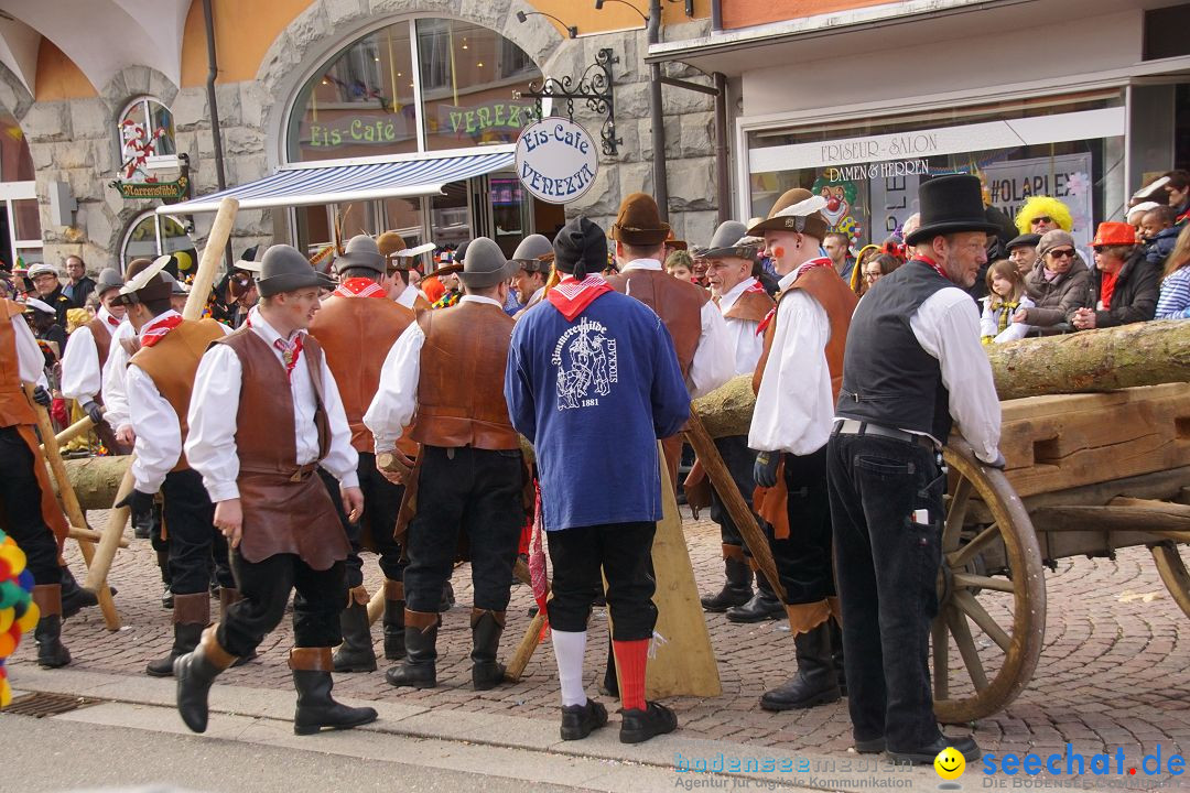 Narrenbaumstellen: Stockach am Bodensee, 23.02.2017