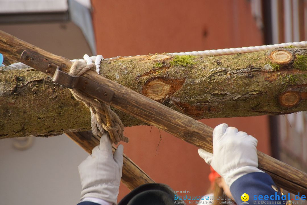 Narrenbaumstellen: Stockach am Bodensee, 23.02.2017