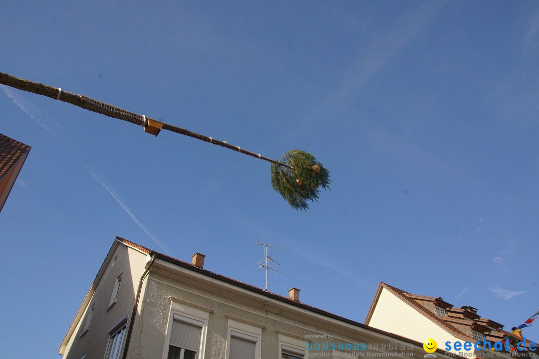 Narrenbaumstellen: Stockach am Bodensee, 23.02.2017