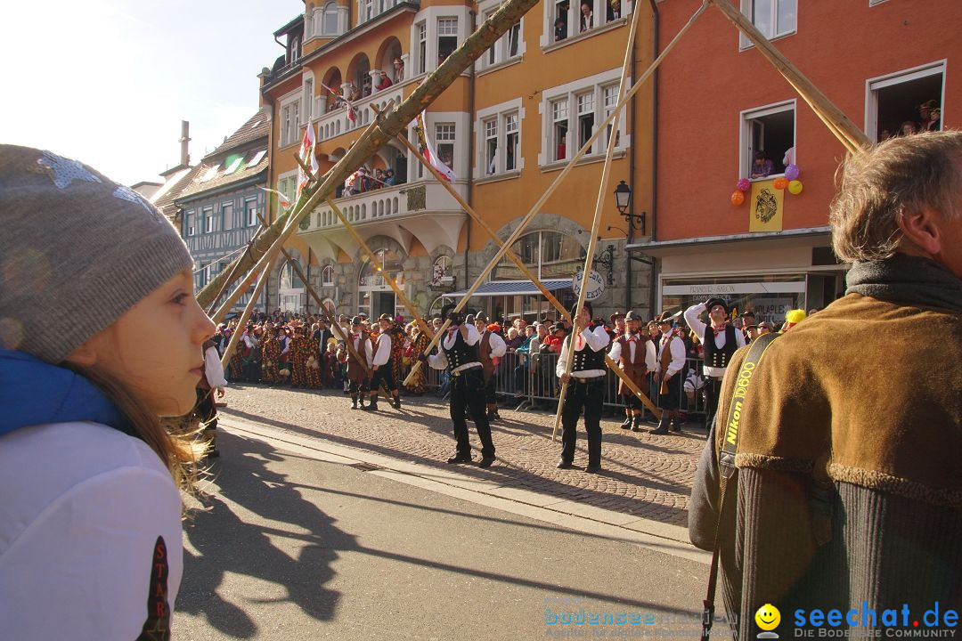 Narrenbaumstellen: Stockach am Bodensee, 23.02.2017