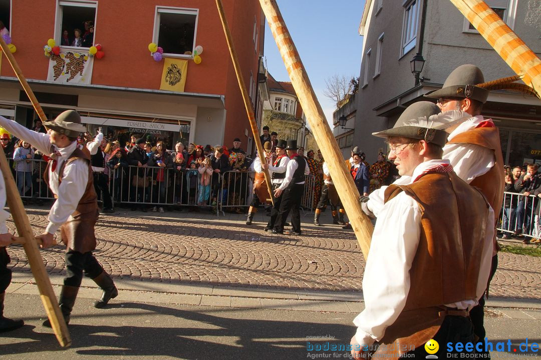 Narrenbaumstellen: Stockach am Bodensee, 23.02.2017