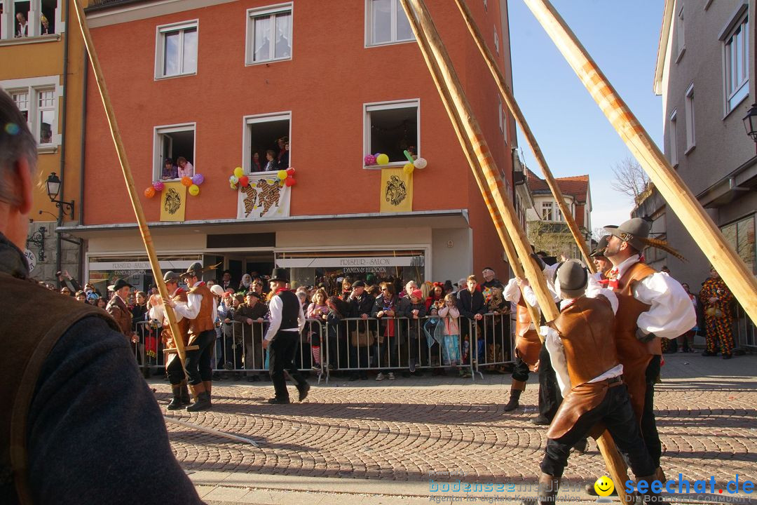 Narrenbaumstellen: Stockach am Bodensee, 23.02.2017