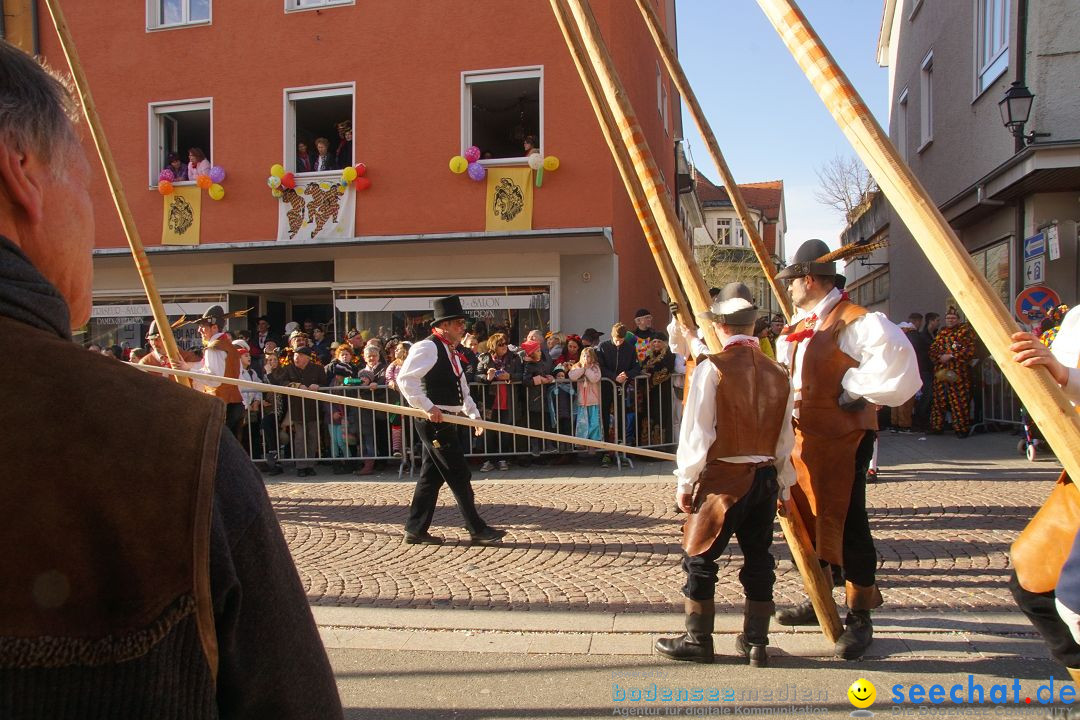 Narrenbaumstellen: Stockach am Bodensee, 23.02.2017