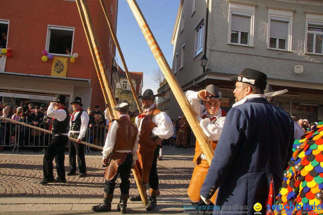 Narrenbaumstellen: Stockach am Bodensee, 23.02.2017