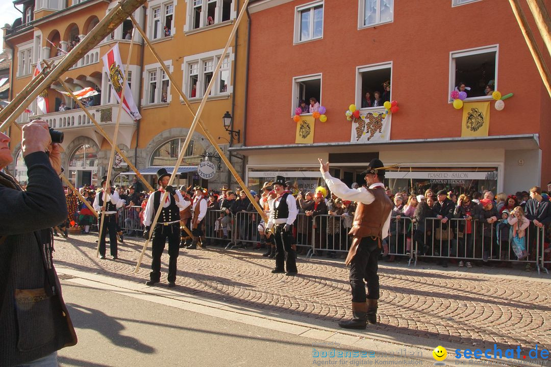 Narrenbaumstellen: Stockach am Bodensee, 23.02.2017