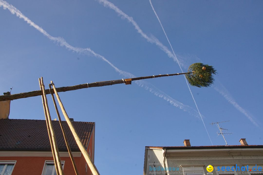 Narrenbaumstellen: Stockach am Bodensee, 23.02.2017