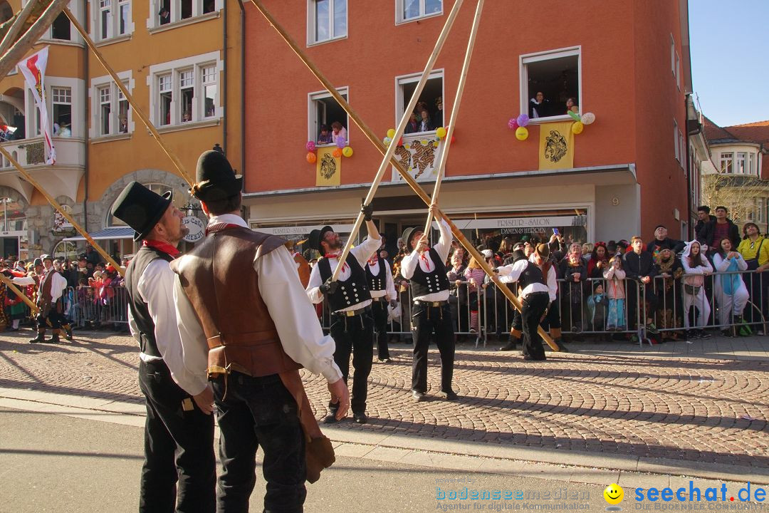 Narrenbaumstellen: Stockach am Bodensee, 23.02.2017