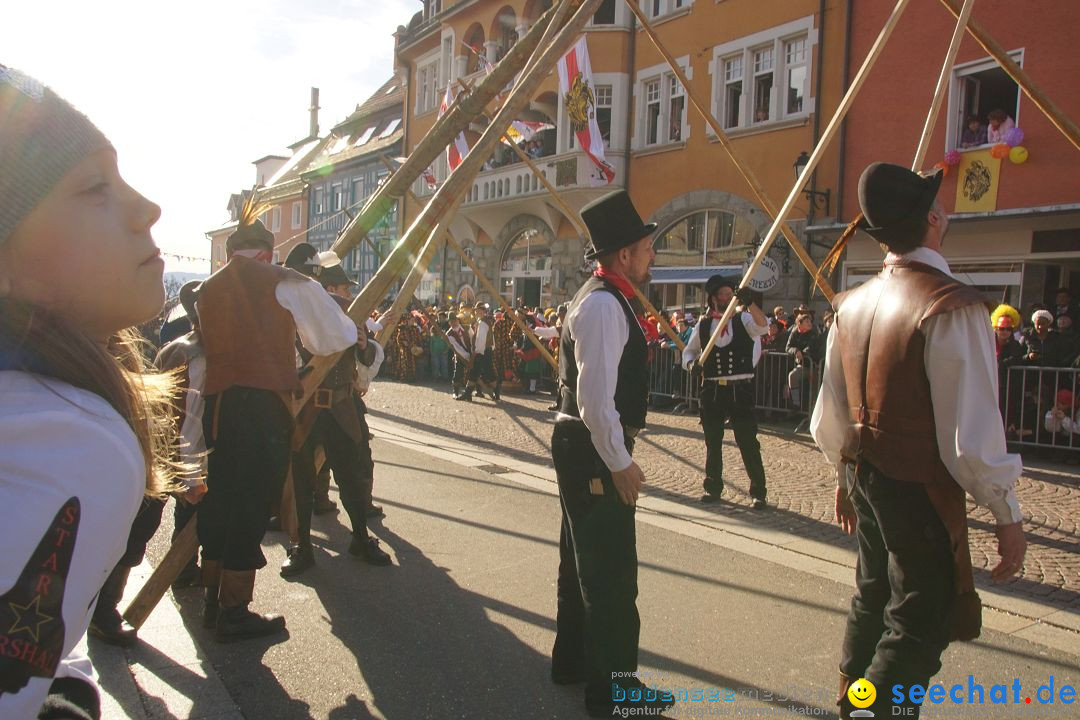 Narrenbaumstellen: Stockach am Bodensee, 23.02.2017