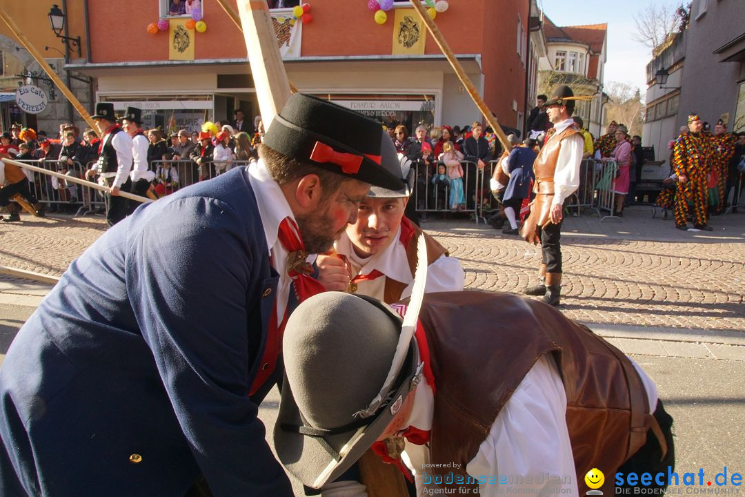 Narrenbaumstellen: Stockach am Bodensee, 23.02.2017