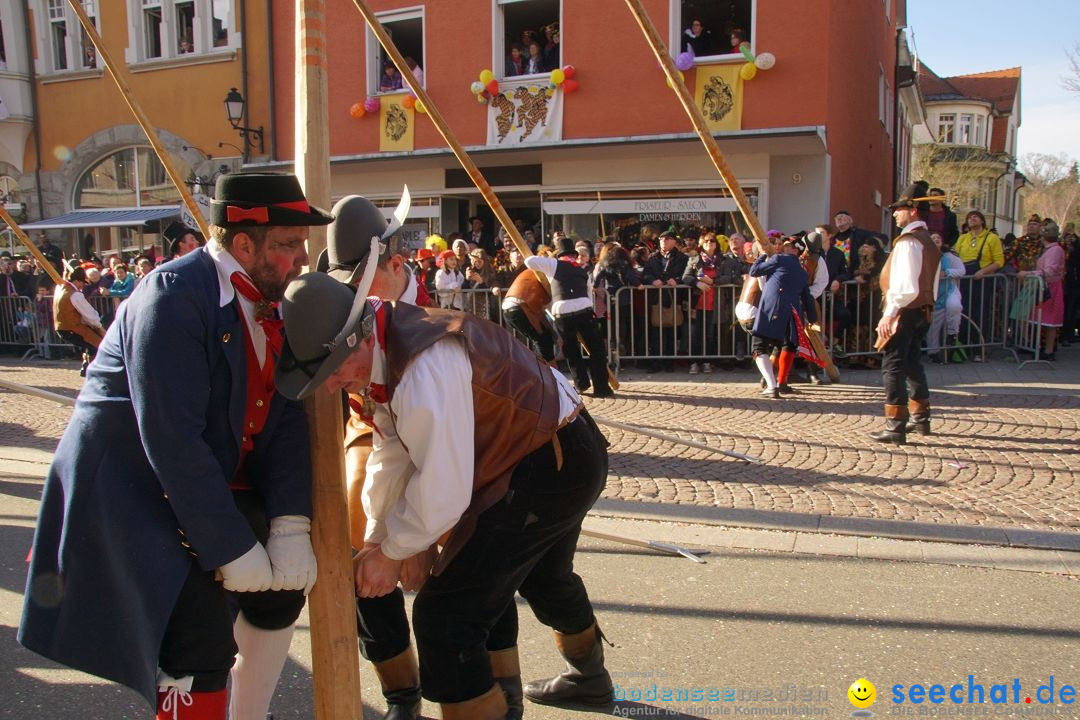 Narrenbaumstellen: Stockach am Bodensee, 23.02.2017