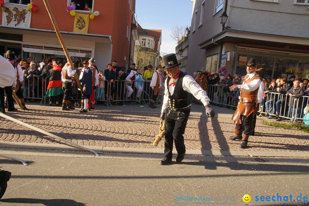 Narrenbaumstellen: Stockach am Bodensee, 23.02.2017