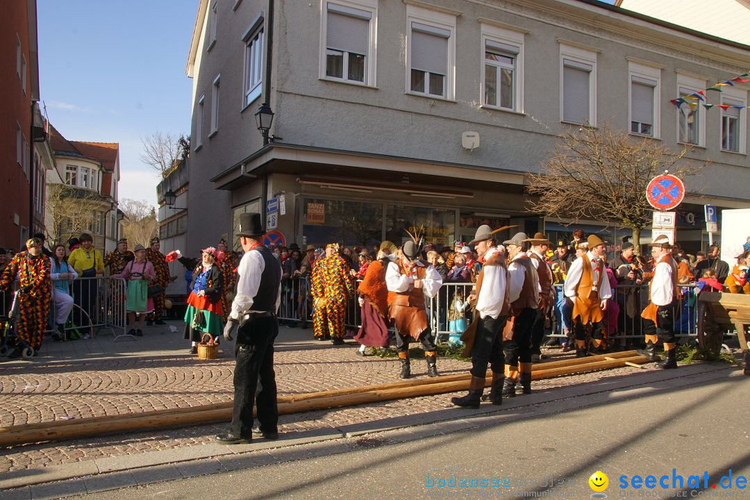 Narrenbaumstellen: Stockach am Bodensee, 23.02.2017