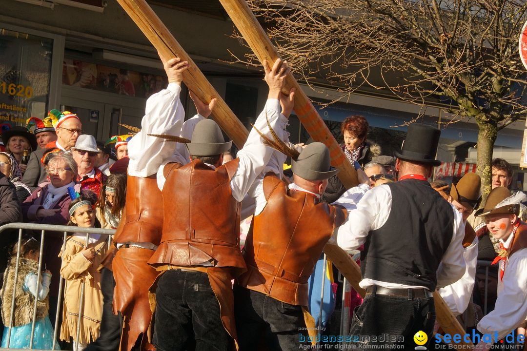 Narrenbaumstellen: Stockach am Bodensee, 23.02.2017