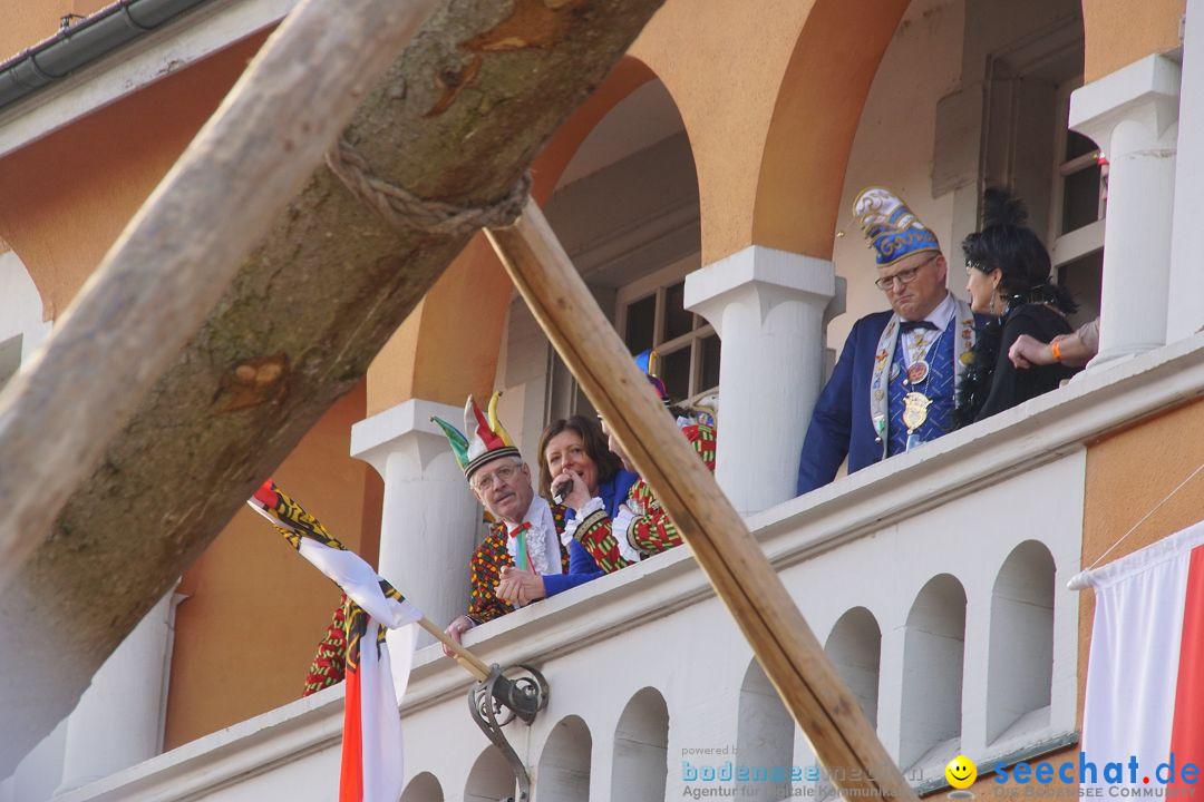 Narrenbaumstellen: Stockach am Bodensee, 23.02.2017