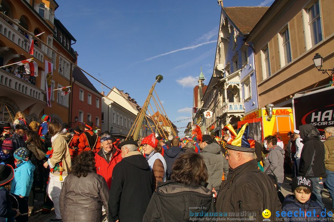 Narrenbaumstellen: Stockach am Bodensee, 23.02.2017