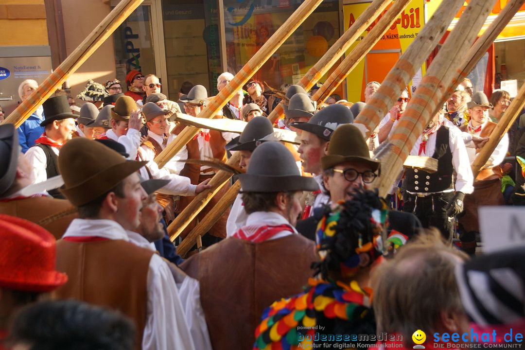 Narrenbaumstellen: Stockach am Bodensee, 23.02.2017