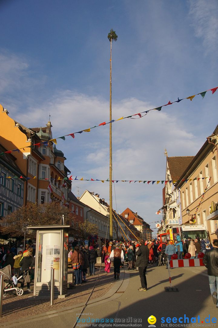 Narrenbaumstellen: Stockach am Bodensee, 23.02.2017