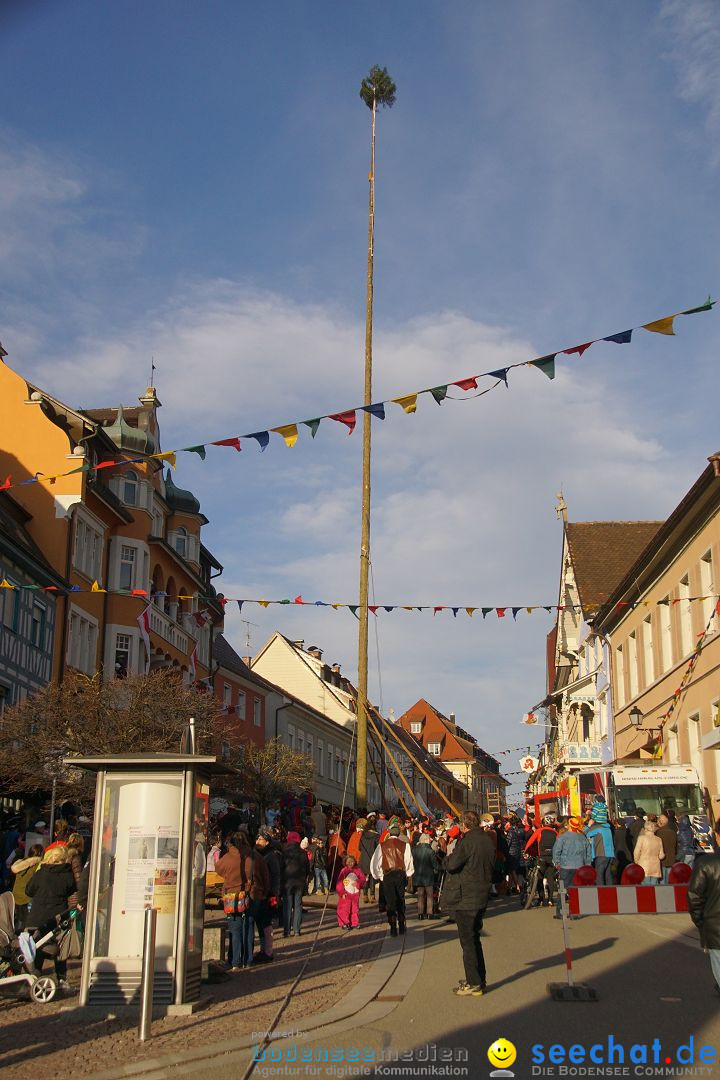 Narrenbaumstellen: Stockach am Bodensee, 23.02.2017