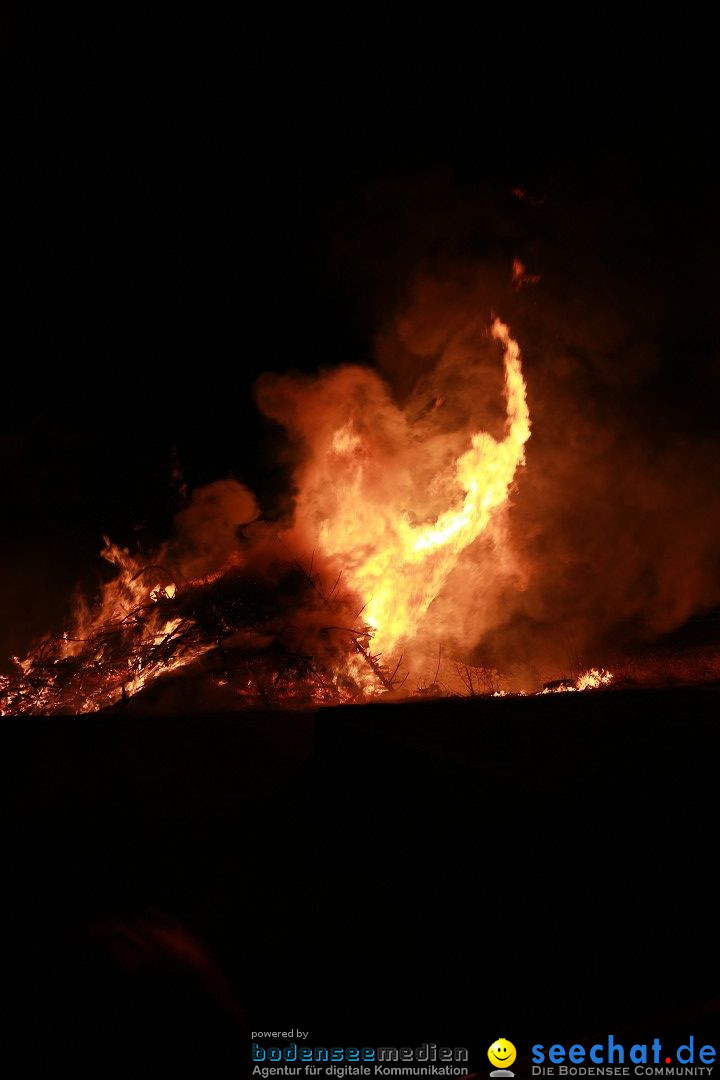 Funkenfeuer Fasnet - Unteruhldingen am Bodensee, 04.03.2017