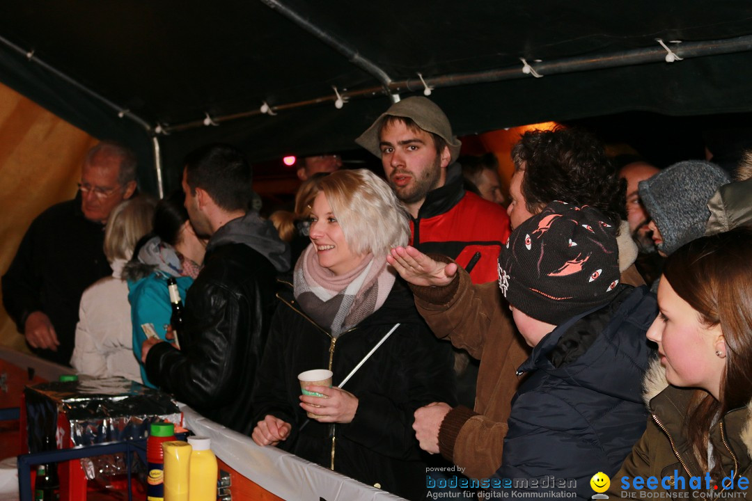 Funkenfeuer Fasnet - Unteruhldingen am Bodensee, 04.03.2017