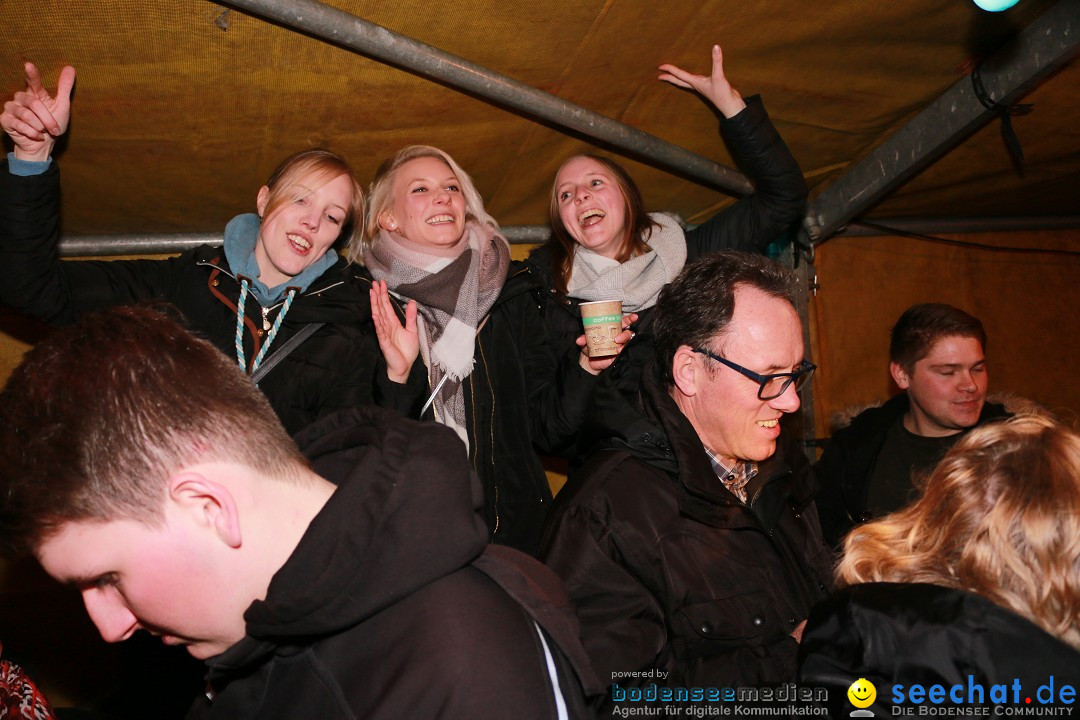 Funkenfeuer Fasnet - Unteruhldingen am Bodensee, 04.03.2017